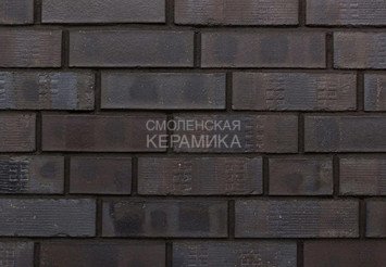 Клинкерная плитка под кирпич Westerwaelder KLINKER BRICK WK85KS Eisenschmelz- Schwarzbraun Kohle Spe 1
