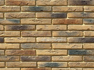 Декоративный камень 380-40 White Hills "Остия Брик" (Ostia Brick), коричневый, плоскостной