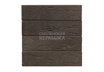Клинкер фасадный ЛСР Возрождение «Лиссабон» темно-красный с черным песком винтаж 5