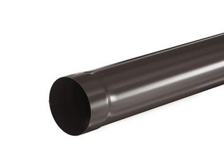 Труба водосточная ( 3.0 м) 90, AQUASYSTEM (Polyester), темно-коричневый