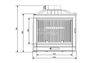 Каминная топка EVEREST U10 5
