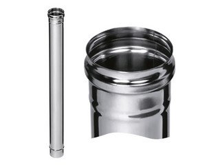 Дымоход 1,0м (430/0,8 мм) Ф110