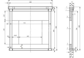 Портал для печей Атмосфера (Амфиболит) mini 2