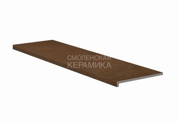 Ступень прямая противоскользящая Peldano recto 120, C3 Exagres Cosmos Corten 1