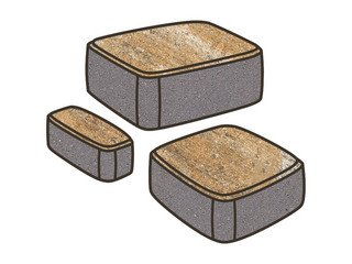 Тротуарная плитка Готика, "Классика Natur", 60 мм, альпин