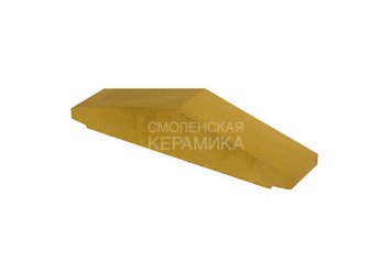 Дополняющий профильный кирпич узкий ZG Clinker К30 желтый 1