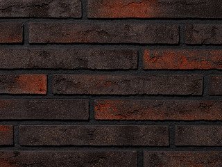 Плитка ручной формовки Real Brick Коллекция 1 ригель, RB 1-23 лава