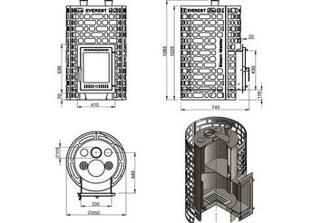 Печь для бани Эверест 