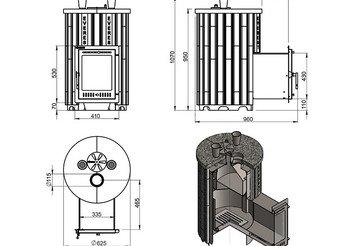 Печь для бани Эверест 