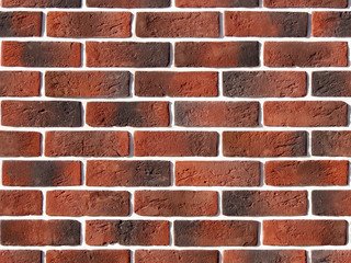 Декоративный камень 320-70 White Hills "Кельн брик" (Cologne brick), красный, плоскостной