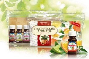 Нат. эфирное масло №1 набор Тропические ароматы (7шт х 10мл.)