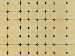 Тротуарная плитка BRAER Классико Дуо, Песочный, 40 мм