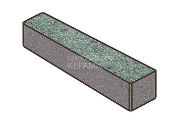 Гранитная тротуарная плитка Готика, Ригель Granite FINO, 360x80x80, Порфир 1