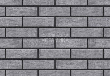 Термопанель фасадная YGIN BRICK WALL, серый, 1040х510 мм, EPS 100 мм 1