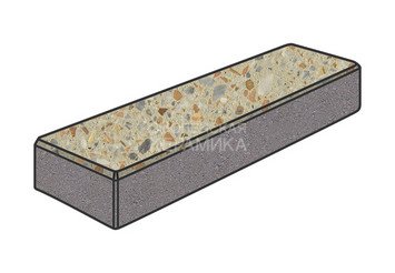 Гранитная тротуарная плитка Готика, Паркет Granite FINO, 300x100x80, Зарф 1