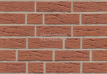 Клинкерный кирпич Feldhaus Klinker K435NF carmesi mana 2