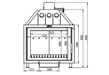 Каминная топка ASTON 700 5