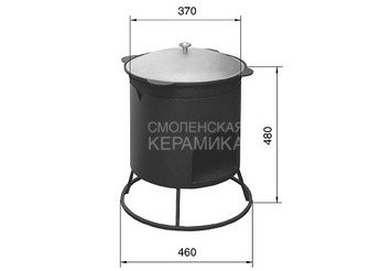 Печь под казан малая Везувий 12л 4