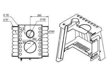 Печь отопительная ASTON 