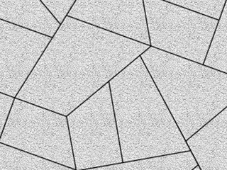 Тротуарная плитка Выбор "Оригами" Гранит, белый, 80 мм