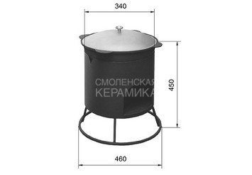 Печь под казан малая Везувий 6-8л 4