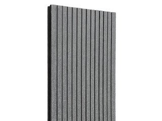 Террасная доска Latitudo Tender полнотелая 150x21x3000 мм, Графит