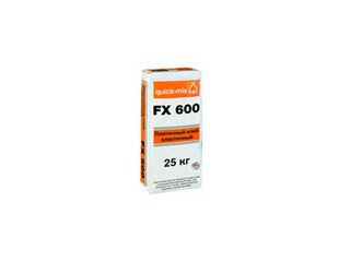 Плиточный клей Quick-mix FX 600, эластичный (С2 ТЕ)