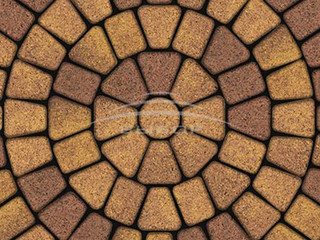 Тротуарная плитка Выбор "Классико" Листопад гранит, Осень, 60 мм