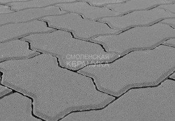 Тротуарная плитка BRAER Волна Серый, 80 мм 2