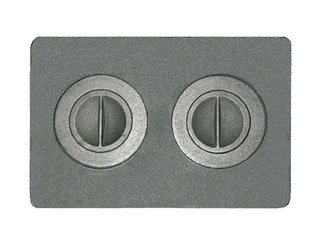 Плита чугунная 2-конф. П2-7, 340х510 малая (Рубцовск)