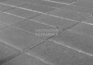 Тротуарная плитка BRAER Прямоугольник Серый, 80 мм 1