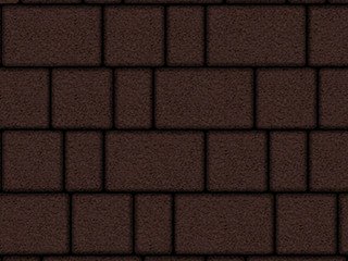 Тротуарная плитка Выбор "Старый город" Гранит, коричневый, 60 мм