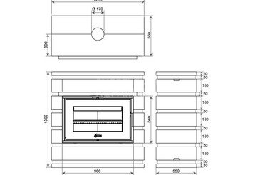 Камин ASTON SENATOR 