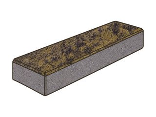 Тротуарная плитка Готика, "Паркет Natur", 60 мм, лимончелло