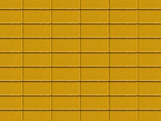Тротуарная плитка BRAER Прямоугольник Жёлтый, 60 мм