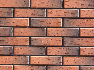 Кирпич лицевой Воротынский КЗ, Красный Флеш Руст 1НФ