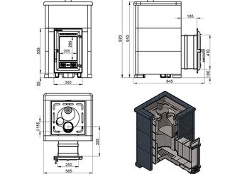Печь для бани Эверест 