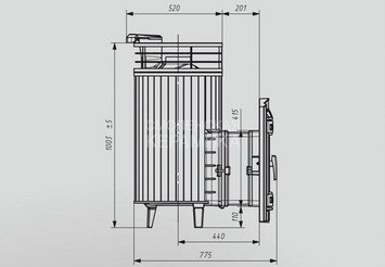 Печь банная 