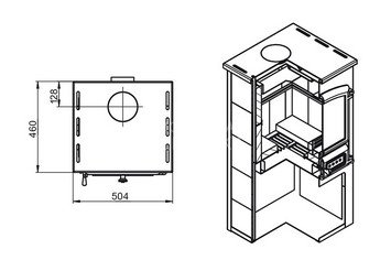Камин ЭТНА (БКД) 