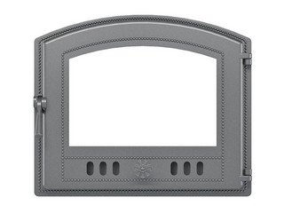 Дверка ВЕЗУВИЙ каминная 224 (не крашенная, без стекла)