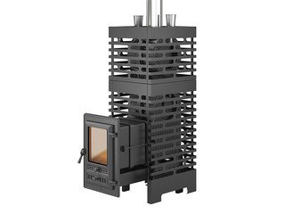 Печь для бани ASTON «Шторм 26 Турбопар» Long (Лонг) (350)