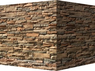 Декоративный камень 102-45 White Hills "Кросс Фелл" (Cross Fell), темно-коричневый, угловой, без шва