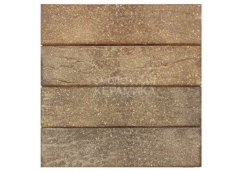 Кирпич лицевой керамический ЛСР Красный флэш рустик с пепельной посыпкой ультра 1НФ 4