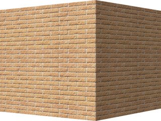 Декоративный камень 400-55 White Hills "Толедо" (Toledo), оранжевый, угловой