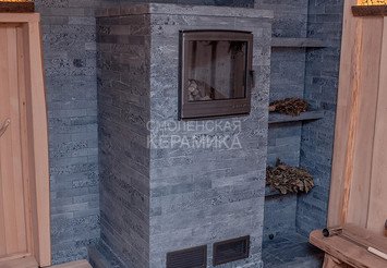 Печь чугунная для бани Технолит Гром 30 (П2) Ураган 11