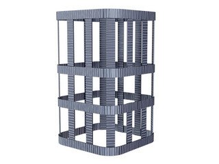 Сетка на трубу для Ураган под ШИБЕР (300х300х500) GFS ЗК 40/45, Гром 50