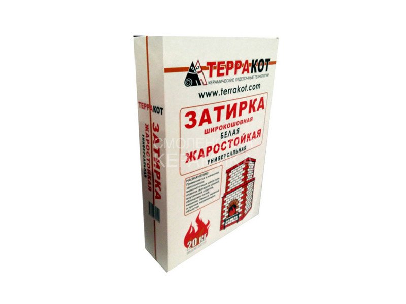  жаростойкая белая «Терракот», 20 кг по цене 1480,00 рублей с .