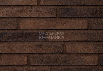 Плитка ручной формовки Real Brick Коллекция 1 ригель, RB 1-11 умбра 1