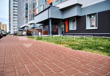 Тротуарная плитка BRAER Классико, Винный 7