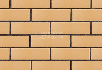 Кирпич лицевой керамический ЛСР Пшеничный гладкий, 1НФ 1